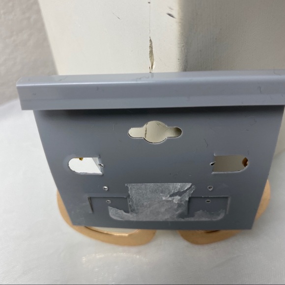 Jules B Gold Tone Geometric Hoop Earrings - Picture 3 of 5